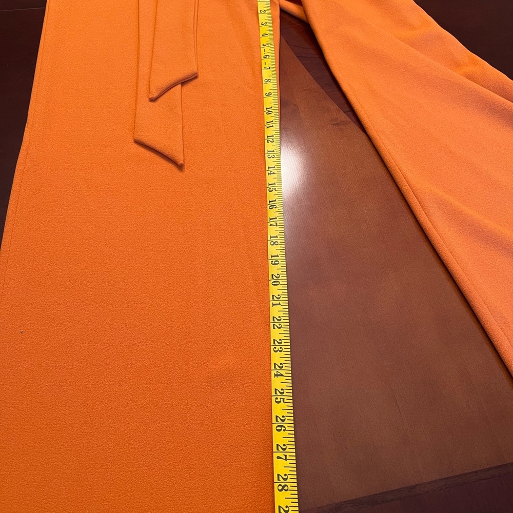 NWT - INC International Concepts –Size 8 Orange Sleeveless V-neck Jumpsuit - Picture 8 of 11